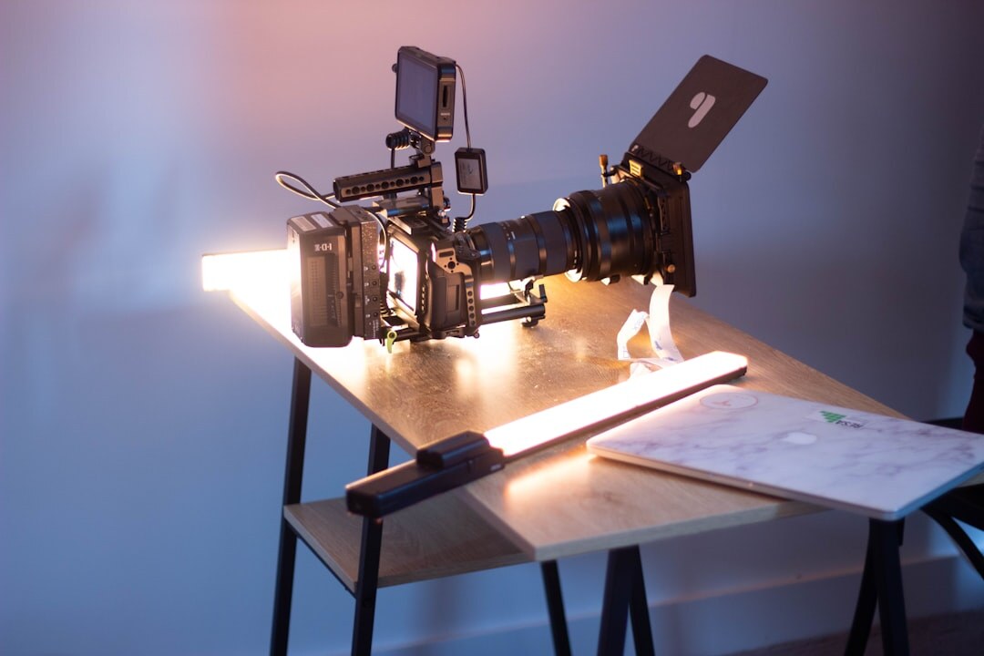modern documentary setup