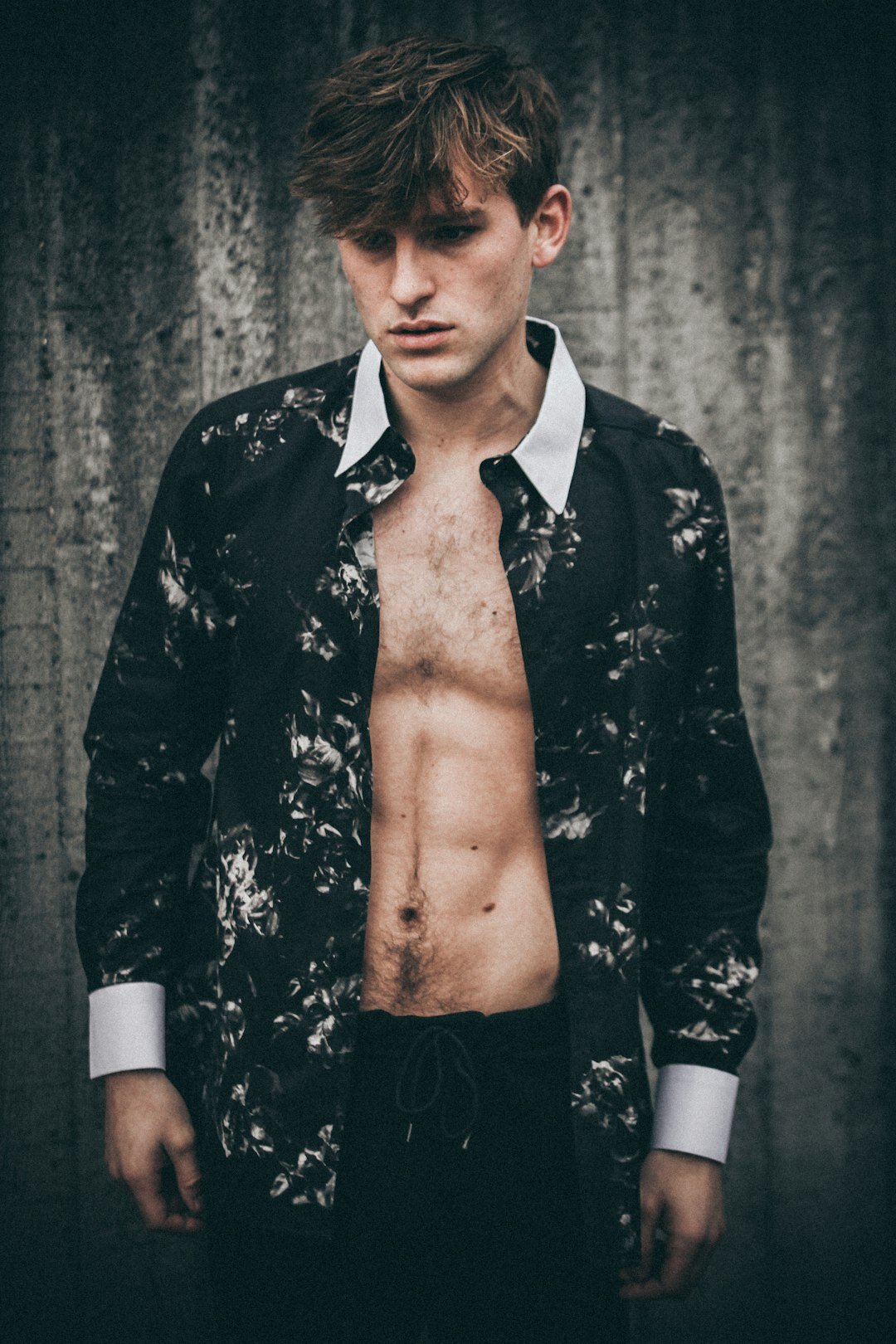Studio portrait of a Danish male documentary photographer